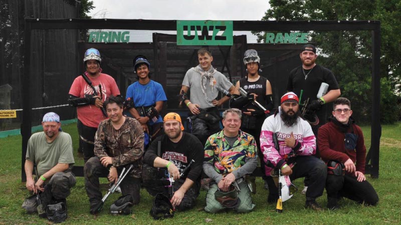 Pump players at Urban War Zone league event in May 2023